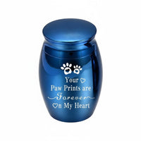 Mini Pet Ashes Urn Waterproof Aluminum Pet Cremation Jar Engravable