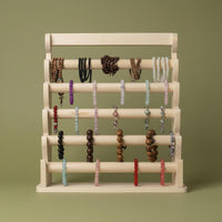 Solid Wood Bracelet Organizer Large Capacity for Dresser Top, Boutique Owners