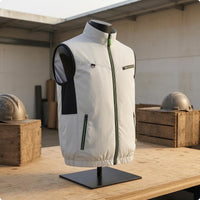 Sleeveless Cooling Vest Mesh Side Panels Clothing Breathable for Outdoor Summer