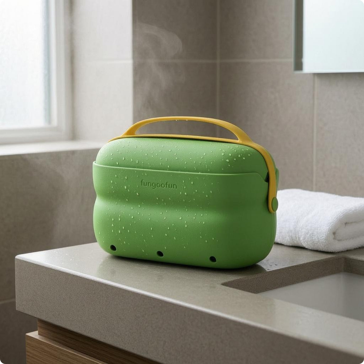Damp and Dry Bag Structured Toiletry Bag Rectangular Shape