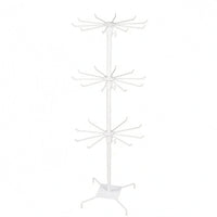 Three-Tier Display Rack Metal Rotating Display Rack Space Saving for Table