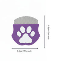 Pet Face Comb Fine-Toothed Feline Tear Stain Comb Curved Design for Small Pets