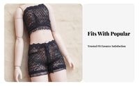 1/6 Scale Doll Lingerie Set Nightwear Design Lace Doll Set Soft Textile Underwear for Hobbyists
