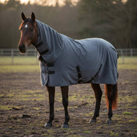 Winter Horse Blanket Anti-Chafe Fleece Horse Rug Moisture-Wicking for Outdoor