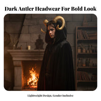 Devil Protrusion Headband Dimensional Antlers Devil Protrusion Hairband Cosplay Headwear Photo Prop Branch Headband Universal