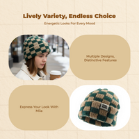 Unisex Winter Beanie Thick Knit Hat Warm Relaxed Style