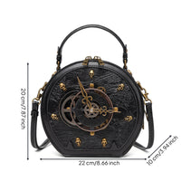 Crossbody Bag Steampunk Purse Gothic for Concerts, Travel, Women