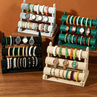 3 Tier Bracelet Display Stand Detachable Rods Scrunchie Display Holder