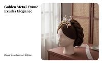 Traditional Chinese Attire Hair Accessory Elegant Design Chinese Design Hair Crown Chinese Design Tassel Headwear Intricate