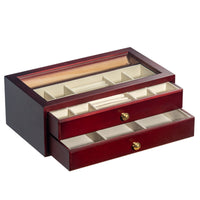 Multi Layer Jewelry Box Luxury Design Storage Velvet Lining for Vanity, Dresser