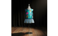 Alien Robot Costume Tulle Skirt Feature Alien Costume Set Kids Shiny Cosplay Suit Soft and Lightweight for Role-Playing