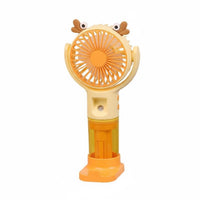 USB Spray Fan 3 Wind Speeds Personal Appliance Portable for Office, Travel, Kids