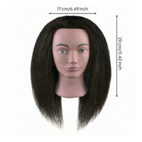 Hairdressing Practice Mannequin Head Waving Salon Training Tool Can Be Curled for Hairdressers, Beauty School