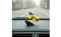 Witch Car Dashboard Ornament No Batteries Needed Wizard Drift Ornament
