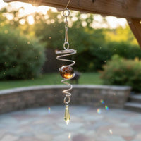Spiral Crystal Wind Reflective Crystal Wind Decorative for Patio