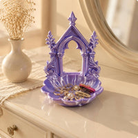 Cathedral Jewelry Dish Aesthetic Home Decor Gold Trim