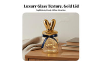 Glass Hope Bottle Creative Gift Fortunate Celestial Jar Cute Lid Storage Bottle Multi-Functional Glass Candy Buffet Jar Elegant