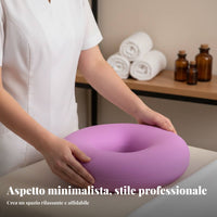 Silicone Face down Pillow Skin-Friendly Beauty Bed Face Cradle Non-Slip for Spas