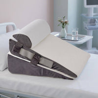 3 Pieces Wedge Pillow Set Quilted Cover Memory Foam Wedge Pillow Sloped Design