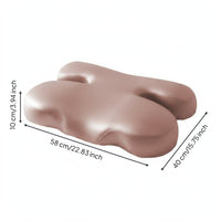 Memory Foam Pillow Breathable Cover Lateral Sleeper Pillow Face Friendly Sleep Accessory for Students, Adults