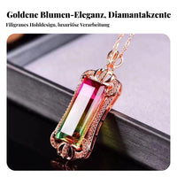 Watermelon Tourmaline Neckpiece Elegant Design Watermelon Tourmaline Necklace