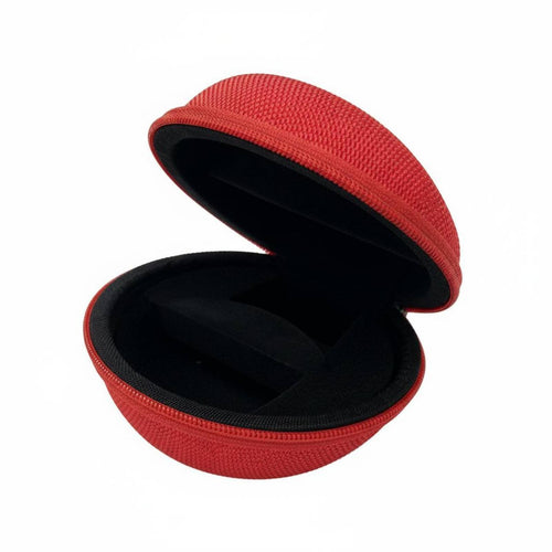 Zippered Foam Material Watch Pouch Fastener Closure Single Watch Travel Case Accessory Storage Scuff Protection Deep Concave
