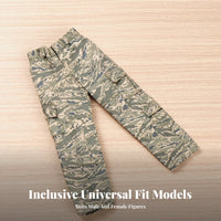 1/6 Scale Pants Combat Print 1/6 Scale Action Figure Clothes
