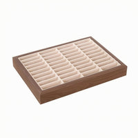 Compartmented Jewelry Tray Rectangular Accessory Storage Scratch-Resistant