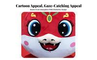 New Year Cartoon Snake Mascot Costume, Zodiac Snake Plush Outfit, Event Performance Prop
