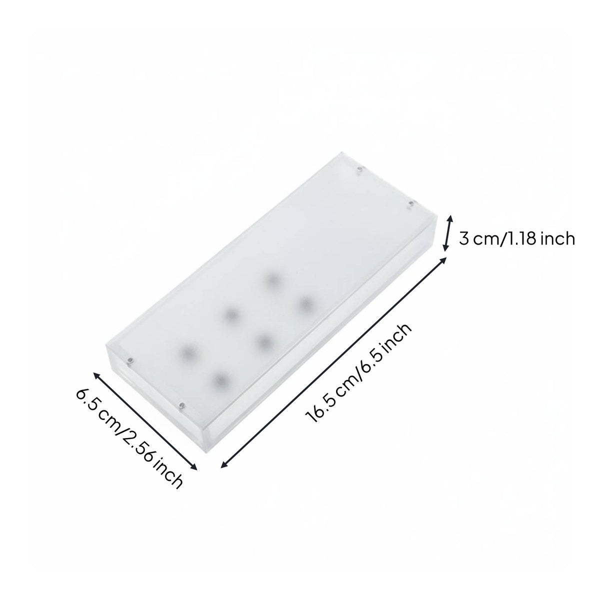 Acrylic Eyelash Tweezer Case Tool Organizer for Makeup Station, Lash Technicians