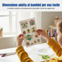 Waterproof Skin Decal Stickers for Kids, Glow-in-the-Dark Butterfly Bee