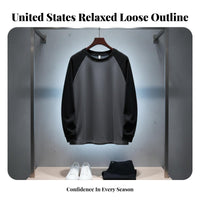 Thermal Crewneck T-Shirt, Loose Fit, Unisex, Multicolor, Winter Layer