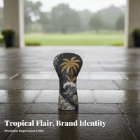 Sports Gear Golf Driver Head Cover Rounded Top Tropical