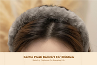 Plush headband for winter warmth