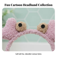 fuzzy bony protrusion Hair Wrap Cute creature Design Deer bony protrusion crownwear Soft fuzzy