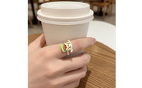 Wooden Koi Band Minimalist Design Finger Jewelry Niche Design