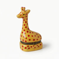 Jewelry Box with Figurine Lid Decorative Ceramic Jewelry Box Gold for Vanity
