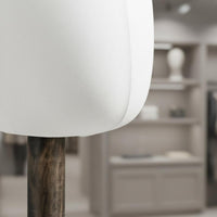 Textile Mannequin Head Stand Linen Covered Hat Display Head Sturdy And