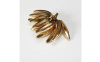 Banana Ornament Gold Banana Sculpture Metal for Office