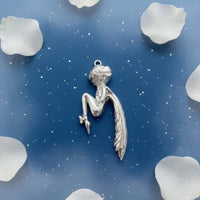 Angel Pendant Necklace Shiny Angel Pendant Necklace Hanging Loop