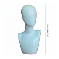 Multi-Purpose Female Mannequin Head with Shoulders Cosplay Head Prop for Cosplayers, Retailers, Salon, Photoshoots