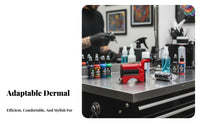 Liner & Shader straight-drive slide-action Machine High-Performance power unit Adjustable straight-drive Machine Low Vibration Quiet Operation for Apprentice Tattooists