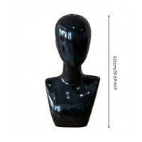 Multi-Purpose Female Mannequin Head with Shoulders Cosplay Head Prop for Cosplayers, Retailers, Salon, Photoshoots