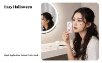 stick-on Facial decorative piece Creates distinctive Makeup Looks Cosmetic Face decorative piece Sheet