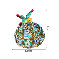 Hummingbird Jewelry Box Crystal Studded Hummingbird Trinket Box Collectible Home Decor