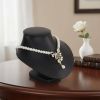Black Necklace Display Bust Premium Look Necklace Showcase Stand Photography Prop Jewelry Display Mannequin for Photo Photography
