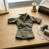 1/6 Scale Doll Outfit 1-Piece Playwear Pointed Collar
