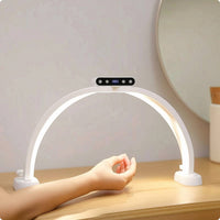 Crescent Desk Lamp Adjustable Color Temperature Crescent Lamp Manicure Light Wireless Controller Control LED for Manicurists