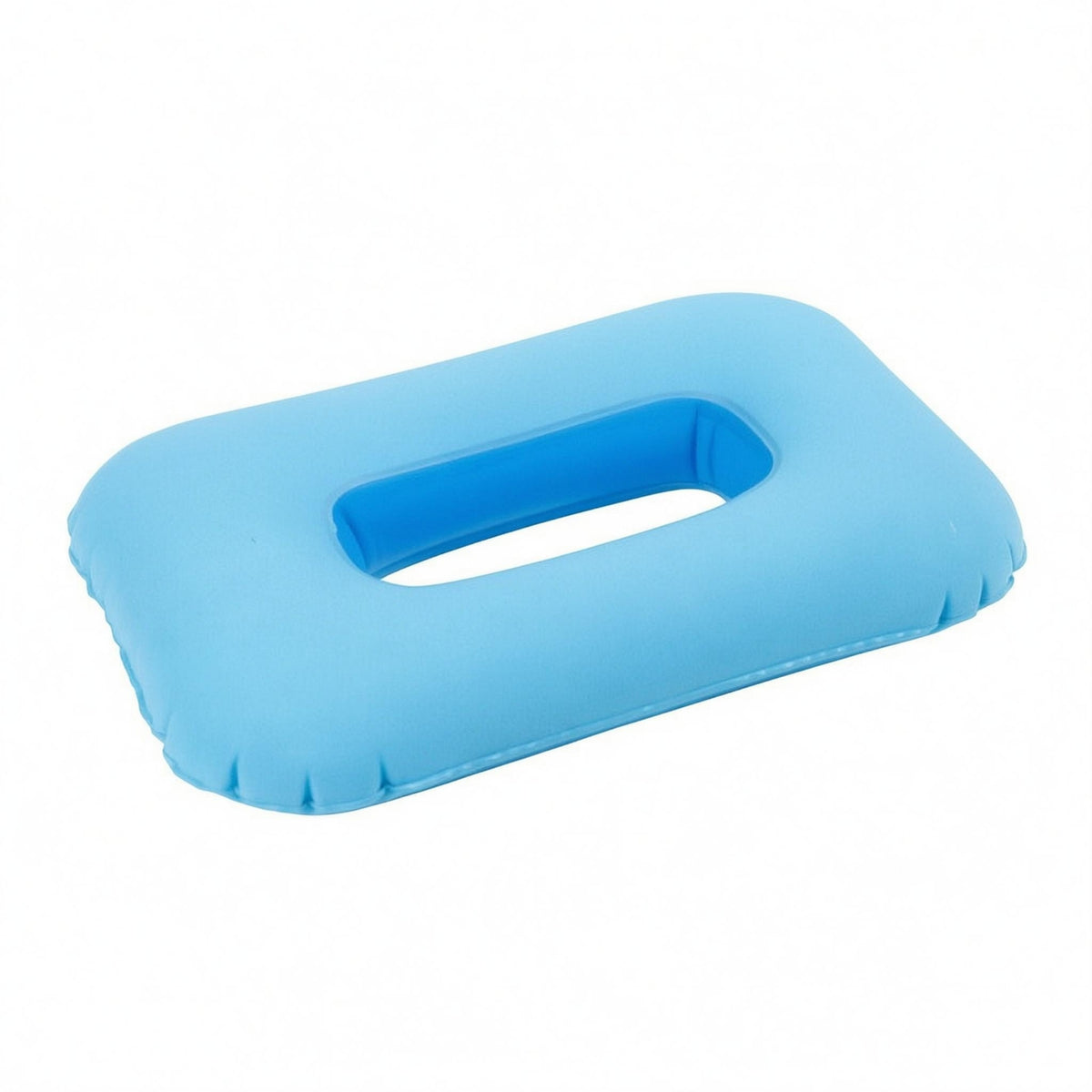 Inflatable Ear Pillow Flocked Side Sleeper Pillow Skin-Friendly