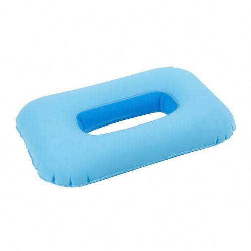 Inflatable Ear Pillow Flocked Side Sleeper Pillow Skin-Friendly
